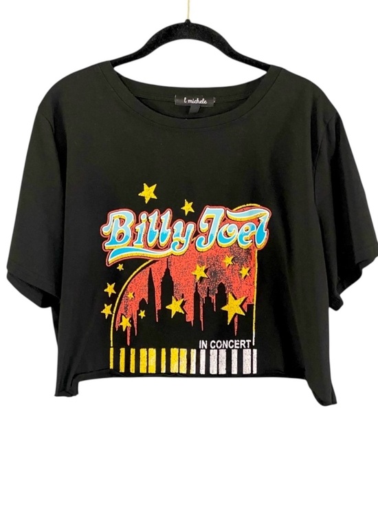 Boutique Tops - Billy Joel City Night Crop Top Cutoff Boxy T-Shirt Sz Medium New York